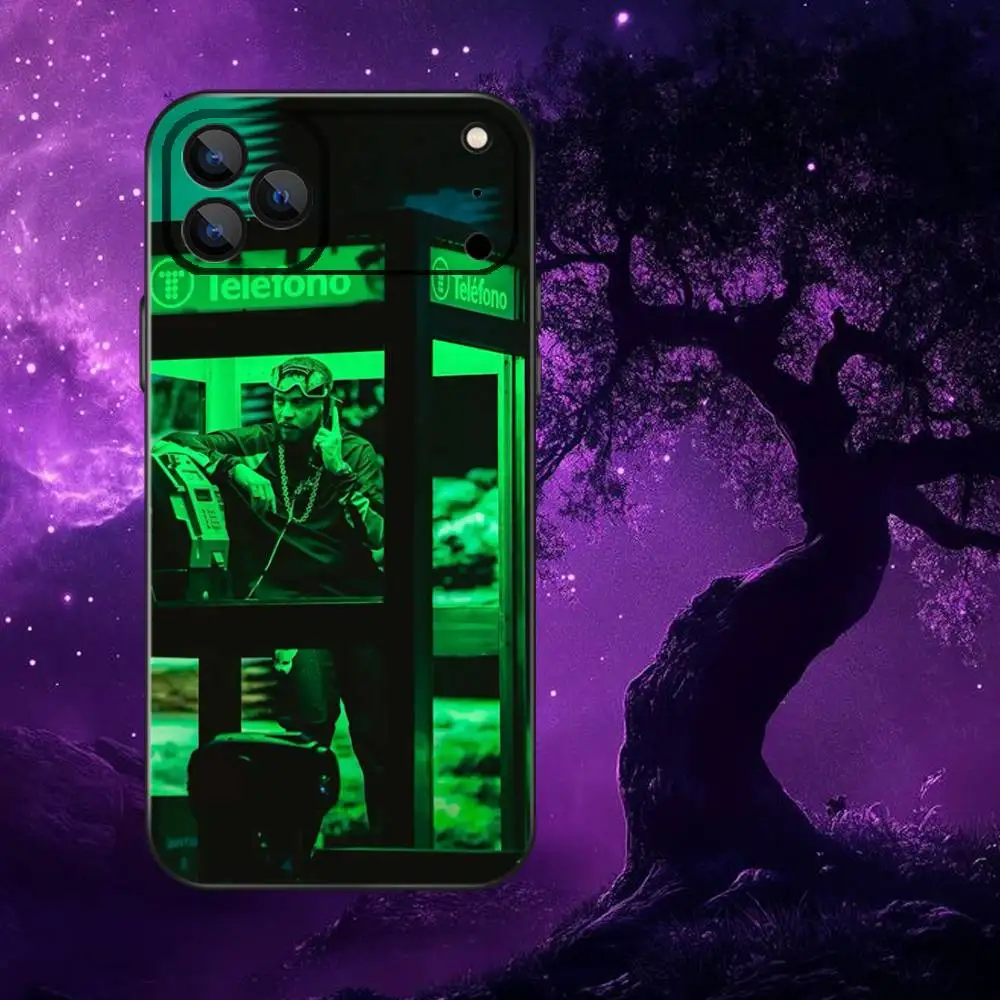 Jc Reyes JC REYES Tour 2025 Funda de teléfono para iPhone 17,16,15,14,13,12,Pro,Max,Plus,E,SE4,Air,Mini caja suave negra