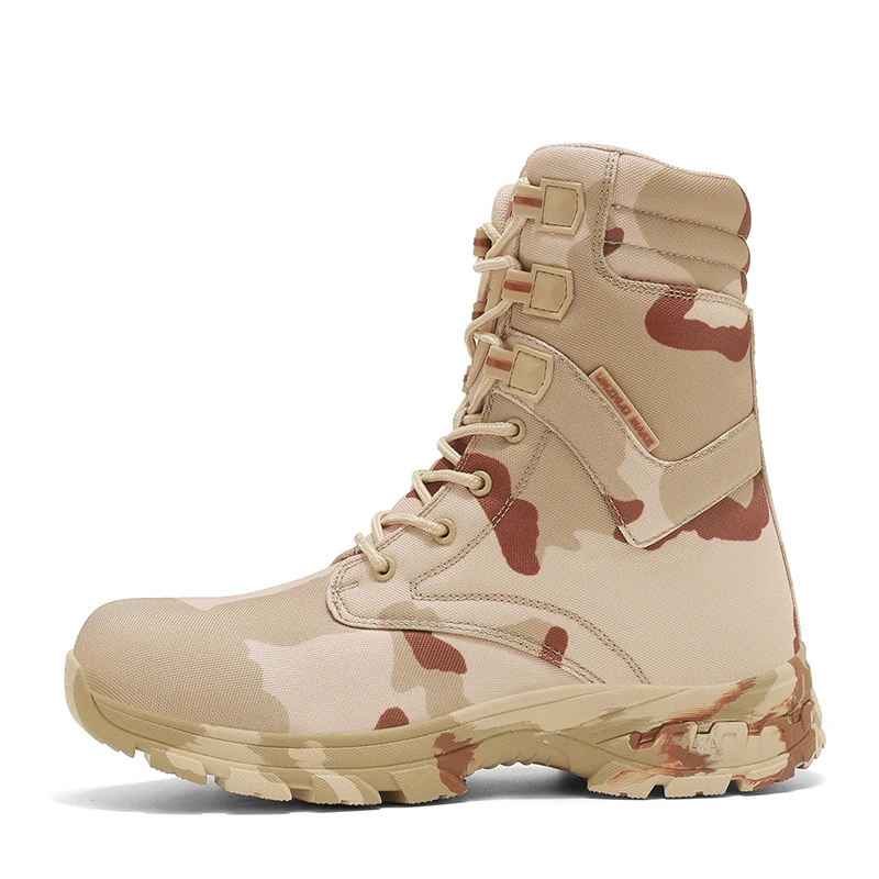 

Men Tactical Boots Breathable Male Army Boots Climbing Hiking Shoes Camping High Quality Anti-Slip Military Women Safety Unisex