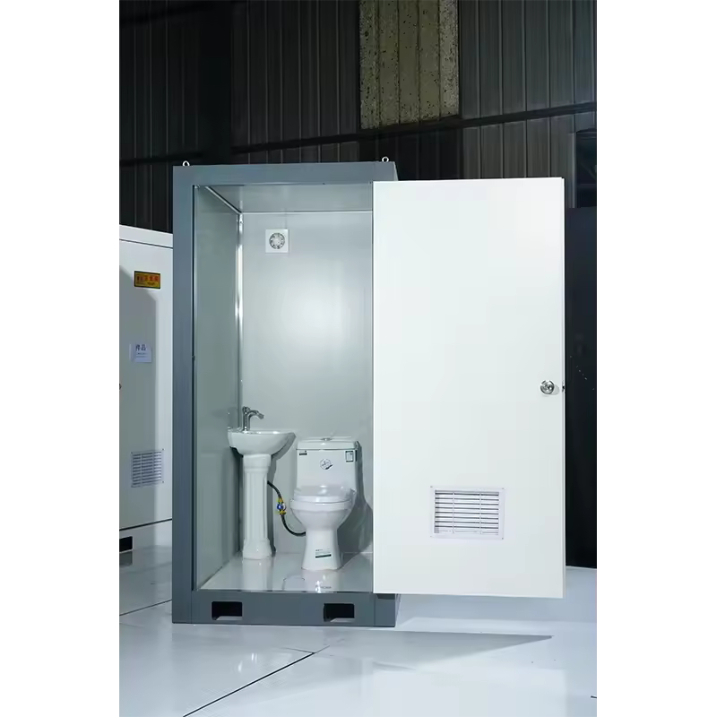 Single Prefabricated Portable Shower Toilet House image