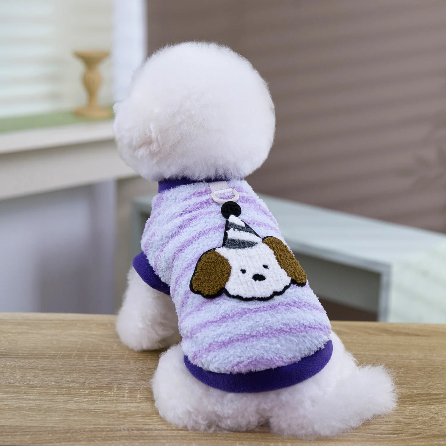 Fleecejacke für Hunde, Hundemantel, Kleidung für Chihuahua, Kleidung für Französische Bulldoggen, Welpen-Sweatshirt, Hundekostüm, Overall, Herbst, Winter – Detail 10