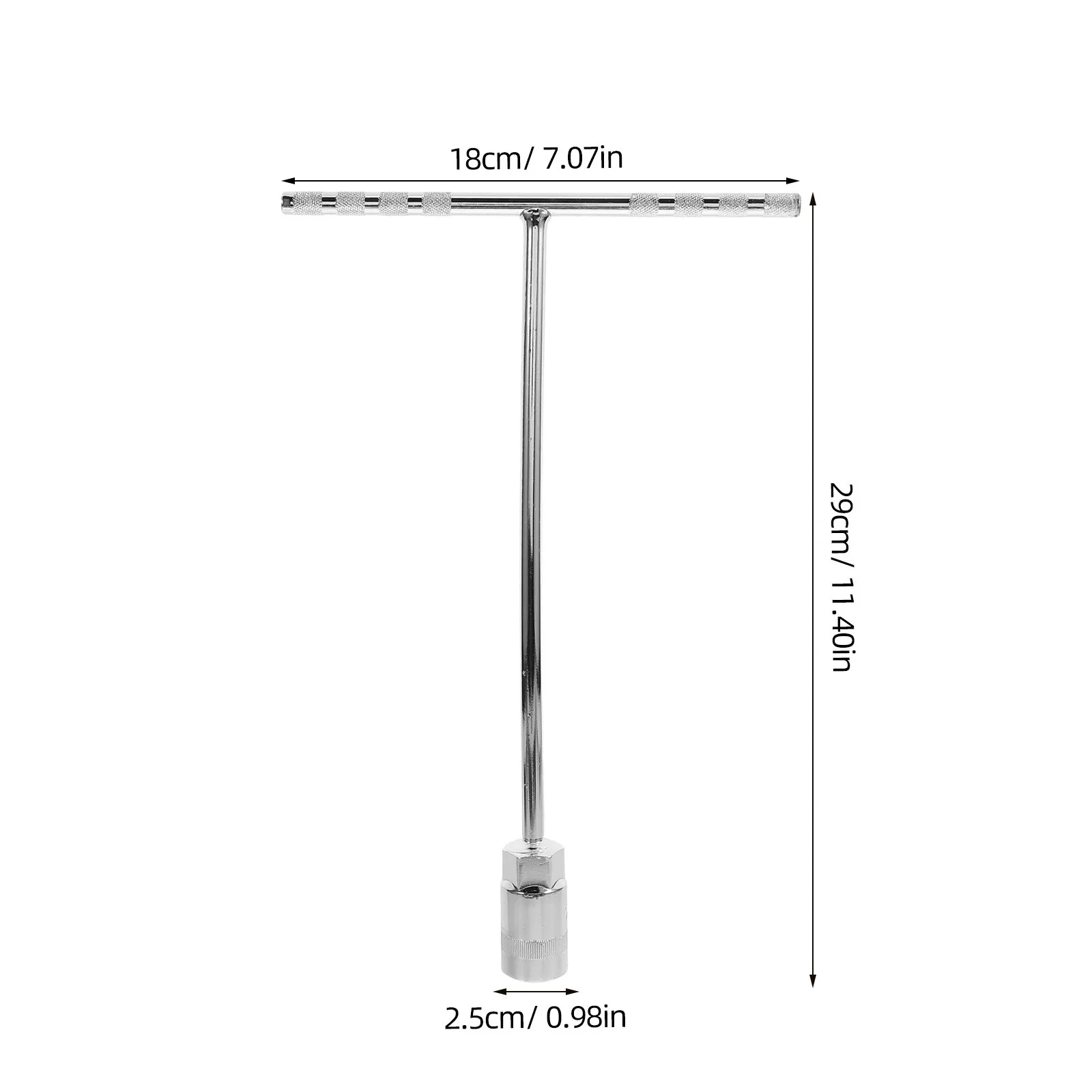 مجموعة مفاتيح ربط على شكل حرف T، هيكل فولاذي متين للاستخدام متعدد الاستخدامات في مجموعة مقابس مقبض T متعددة المجال #4