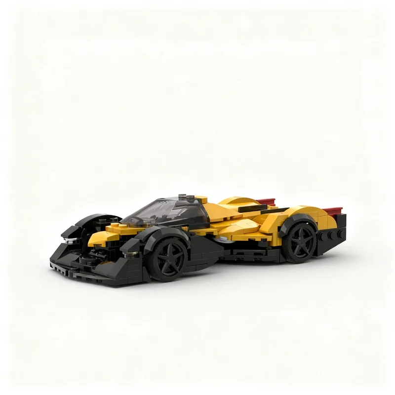 

NEW 265PCS MOC City Champions Super Car Lotus E R9 Model Technology DIY Assembly Building Blocks Display Birthday Gift Building