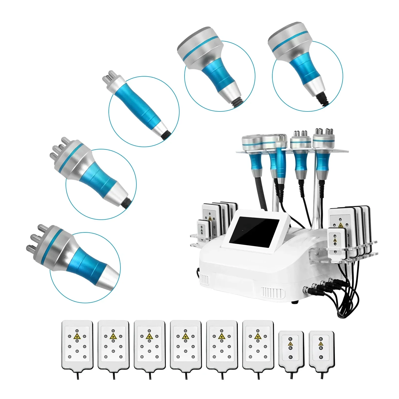 

6-in-1 Bipolar RF Skin Tightening Face Lifting Machine Facial Rejuvenation Fat Burning Slimming Beauty Therapy Tool