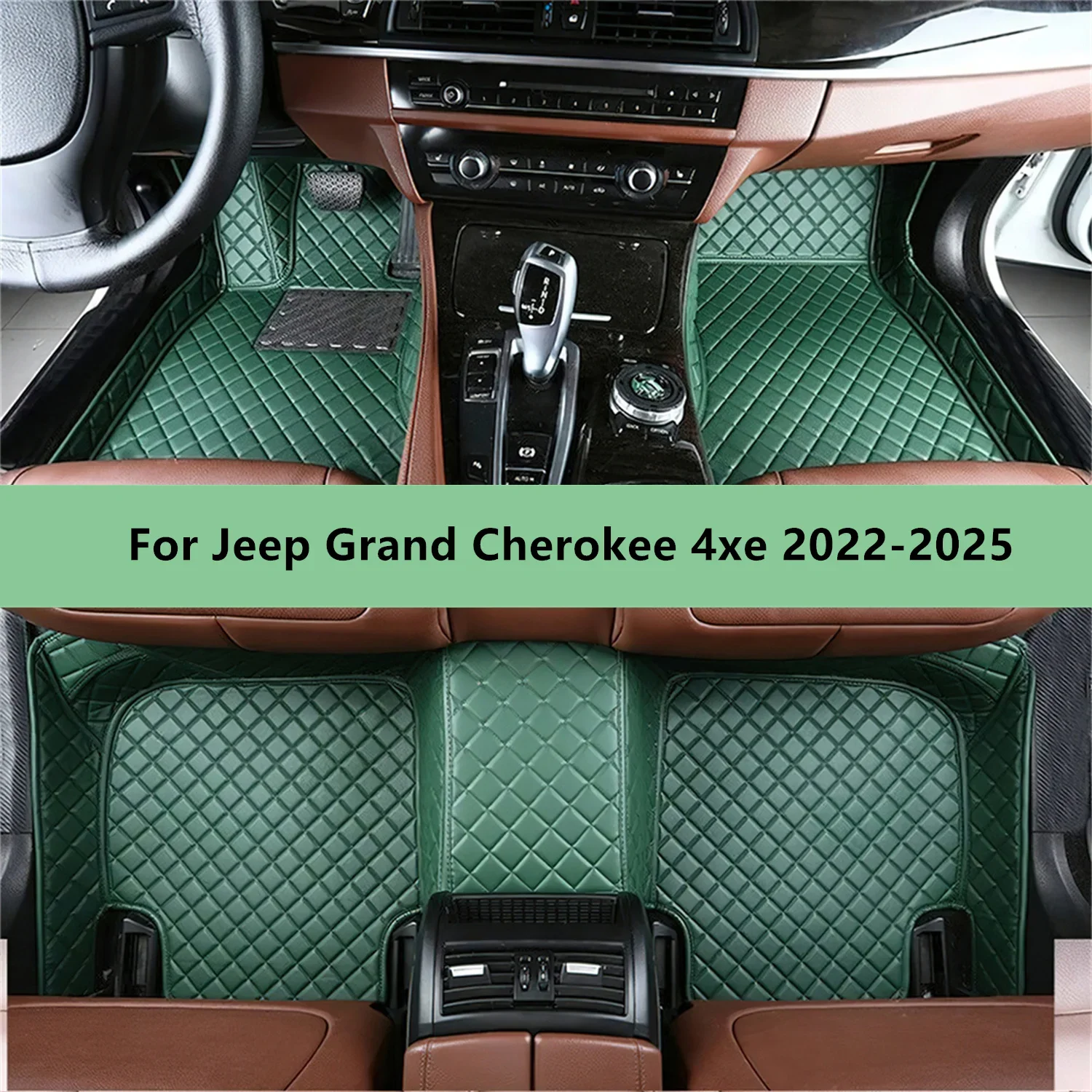 

Car Floor Mats For Jeep Grand Cherokee 4xe 2022-2025 Floor Mats For Men Women Car Interior Accessories
