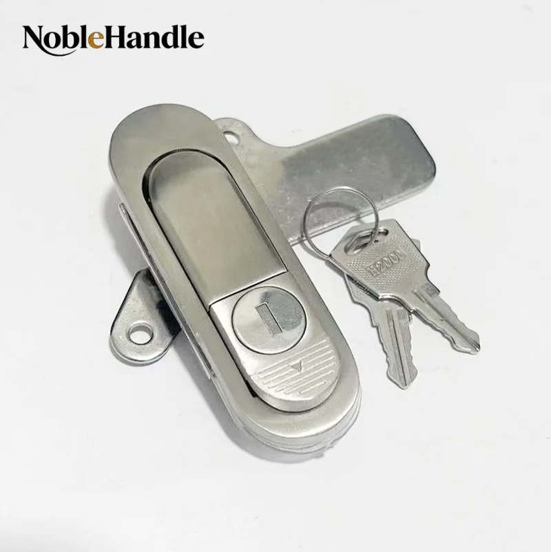 AB403 304 Stainless Steel Surface Mounted Lock for Network Cabinet Electrical Cabinet Equipment Mechanical Cabinet Lock