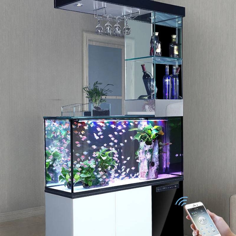 2023 New TV, Fish Tank, Living Room, Household