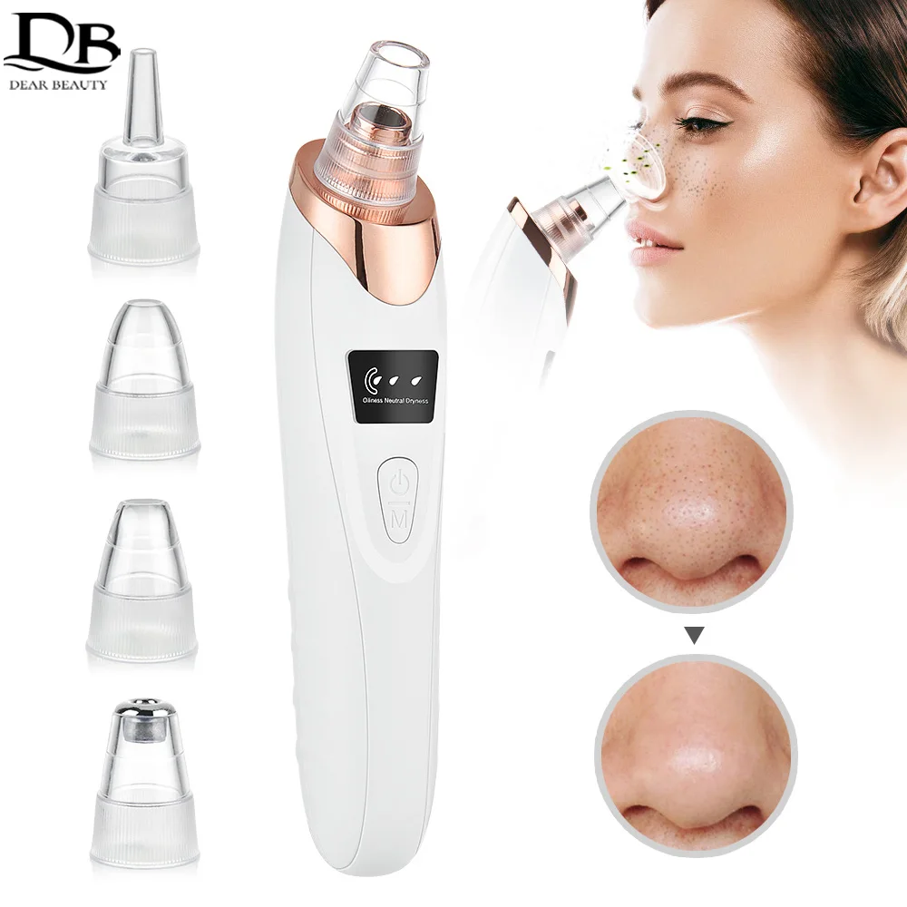 Electric Blackhead Remover Vacuum Acne Black Spots Pore Cleaner Facial Deep Cleansing Tools Skin Care Products Beauty Health