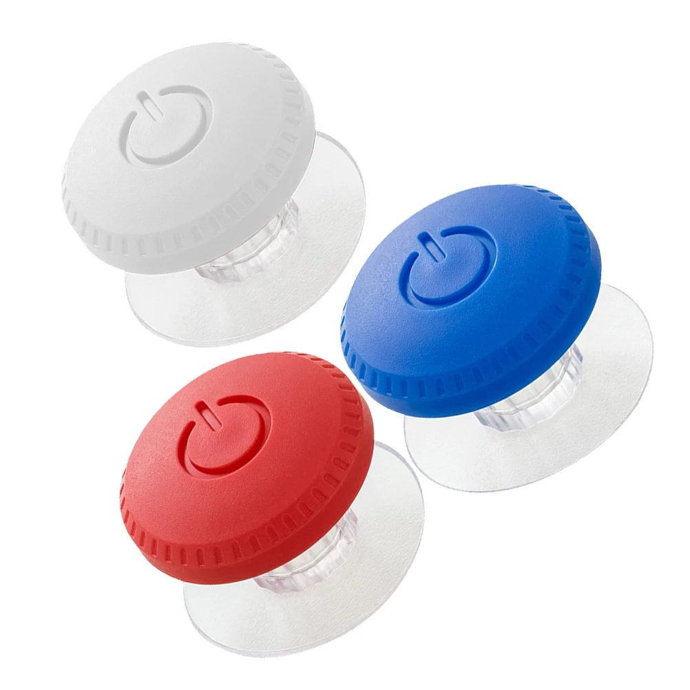 

3 Pcs Toilet Flush Button Helper Cute Simple Universal Bathroom Accessories Tank Parts Blue White Red Decorative Home