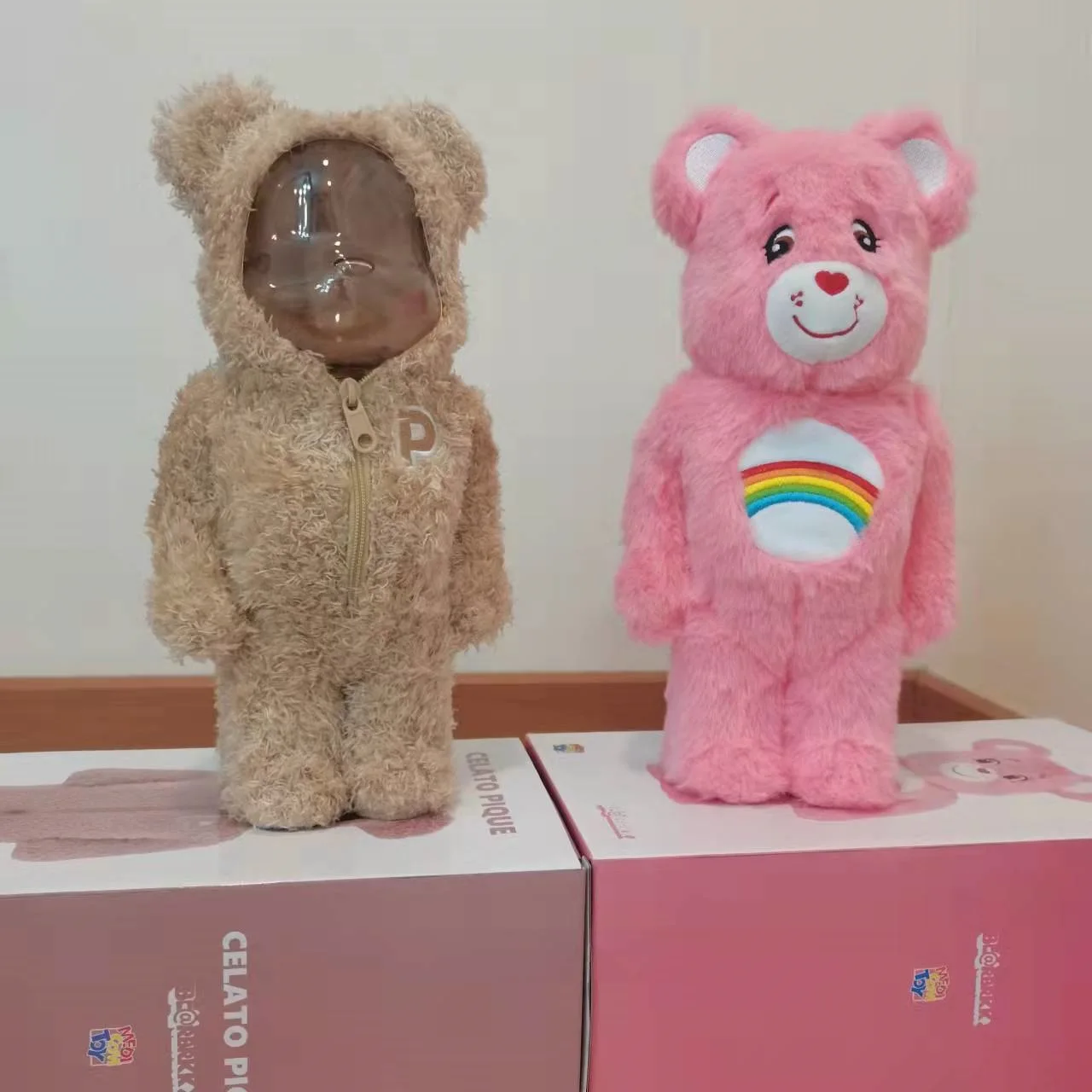 Bear Brick 400% Violent Bear Pajamas Bear Sesame Street Rainbow Bear Influencer Fashion Doll jewelry Action Doll Jewelry gifts