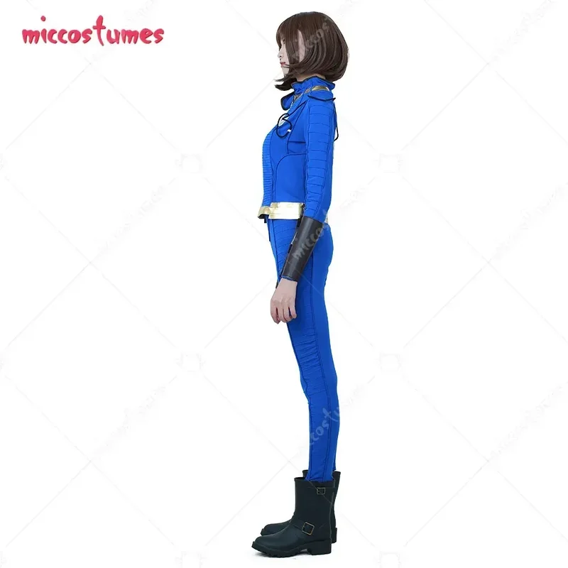 Miccostumes Women's Nora Cosplay Costume Adult Vault Jumpsuit Two-Piece Suit Jacket Pants image 3