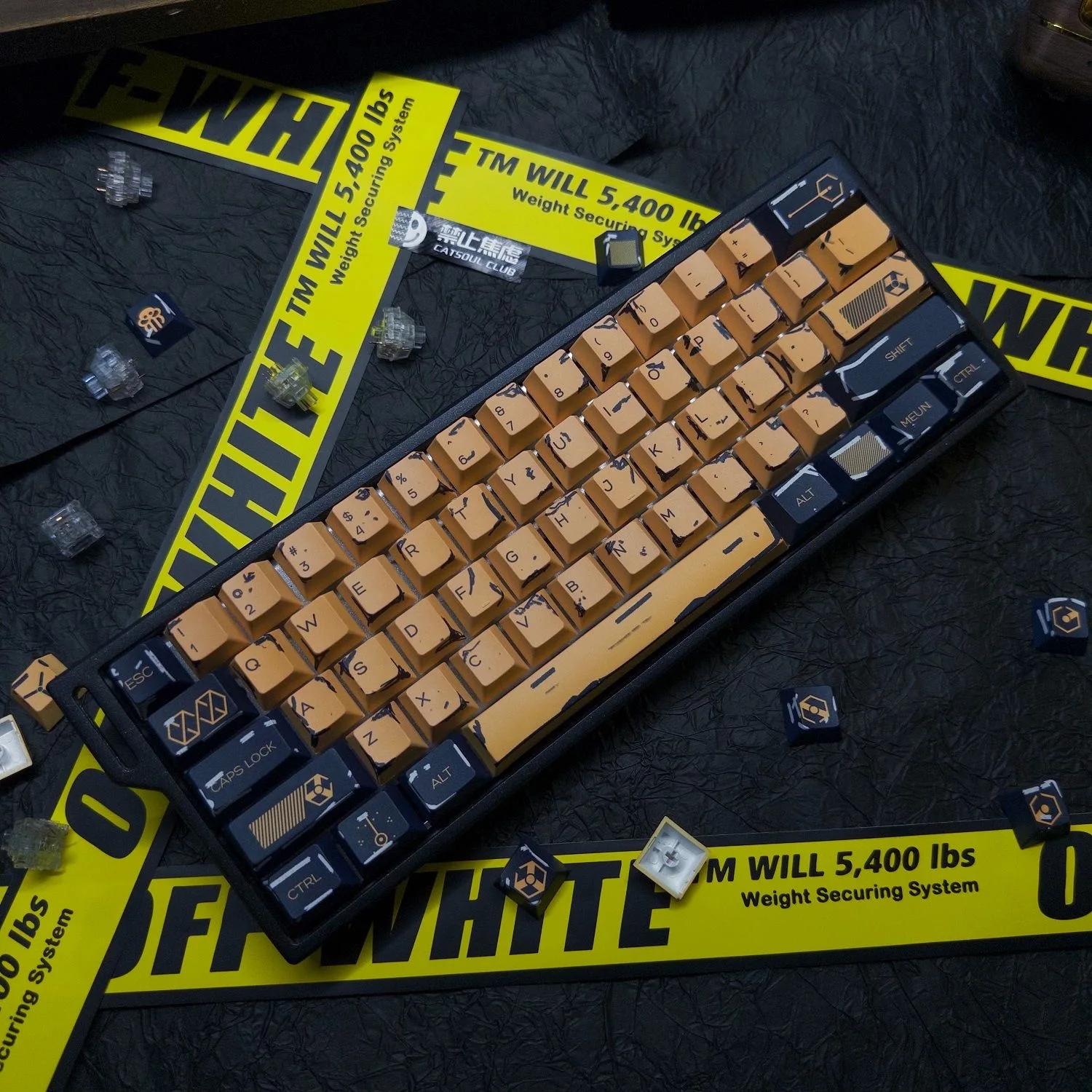 126 Keys Old DreamWorks Theme Retro Style Cherry Profile PBT Dye Sub Keycaps for MX Mechanical Keyboard 65/75/87/98/100/104/108