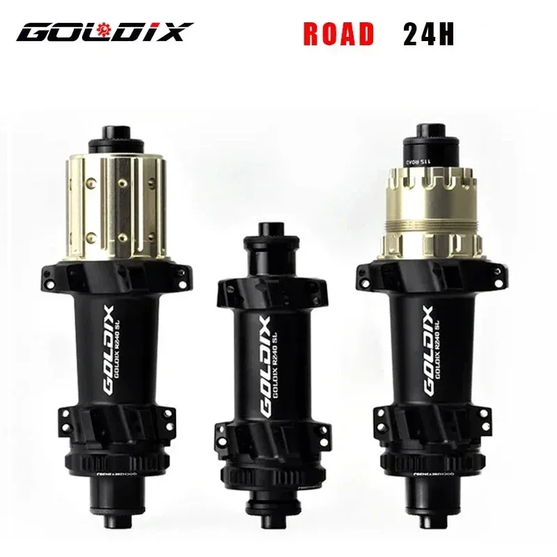 

Road bicycle hub GOLDIX 240 central locking disc 24 hole new EXP ratchet 36T straight gravel bicycle hub 270g 11 speed 12 speed