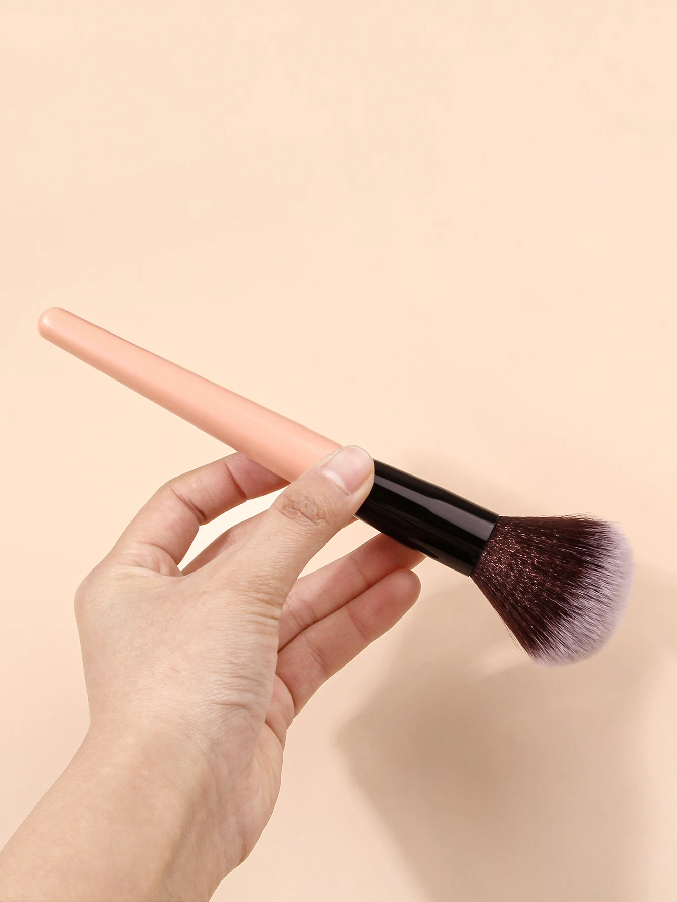 Powder Makeup Brush,Cosmetic Brush for Blush Powder Highlighter Contour,Flawless Blending Face Makeup Tool,Daily&Travel‑friendly
