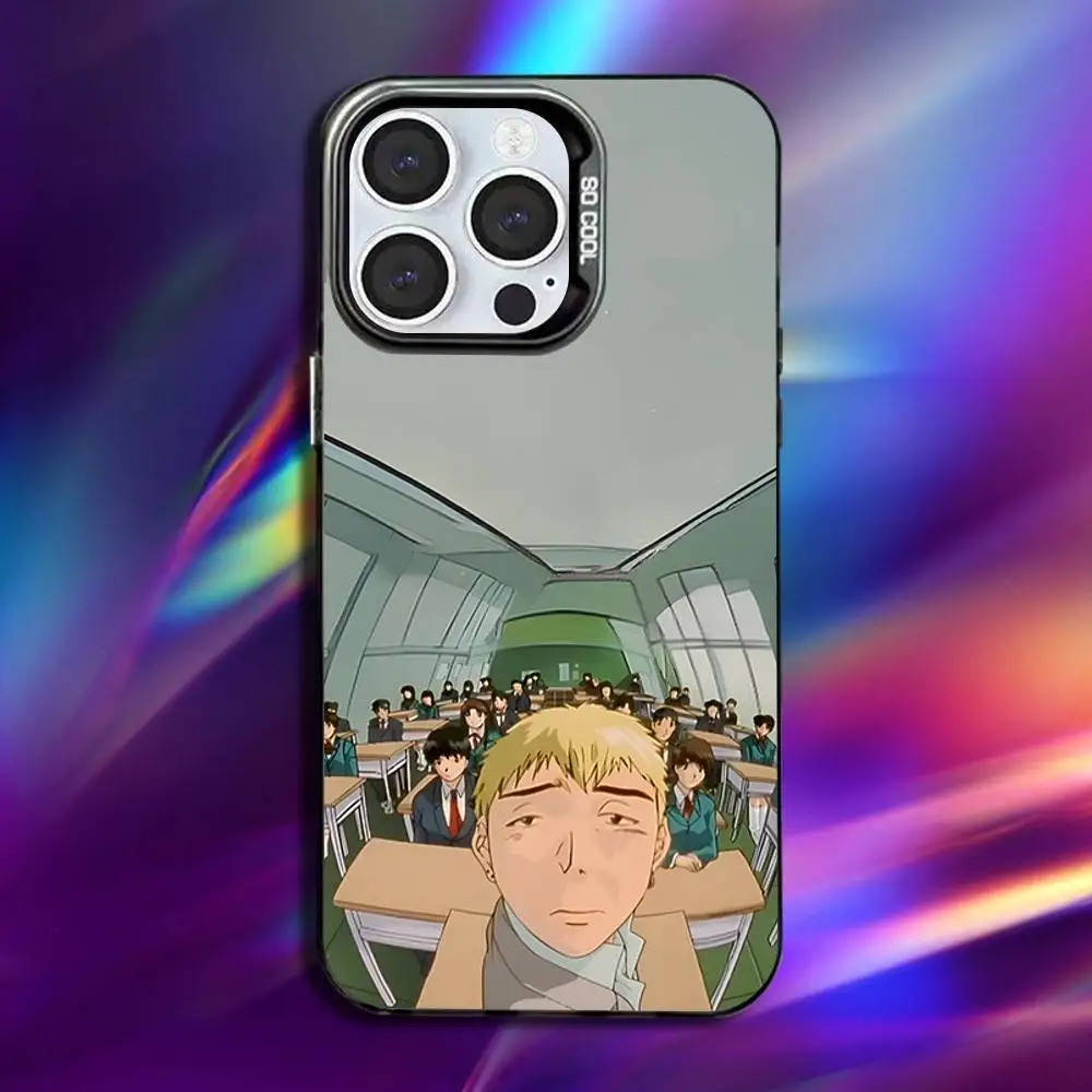 حافظة هاتف Great Teacher Onizuka GTO لهاتف iPhone 16,15,14,13,12,11,Pro,Max,Plus, Mini,XS,SE مضادة للسقوط باللون الأسود غير اللامع #2