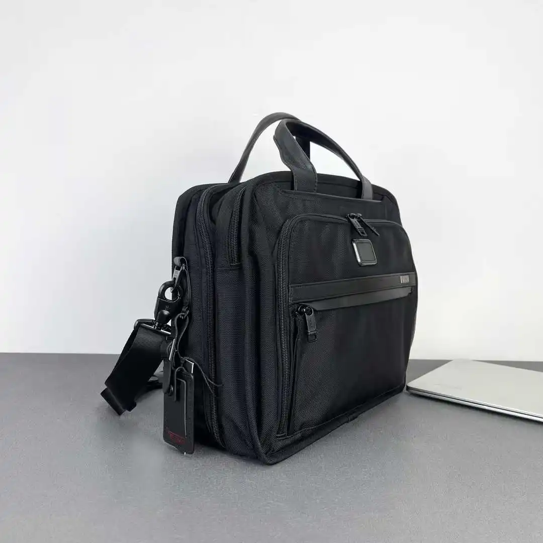 Alpha 3 Ballistic Nylon Laptop Briefcase 15 Inch Men Business Travel Commute Bag Water-Resistant Durable Organizer