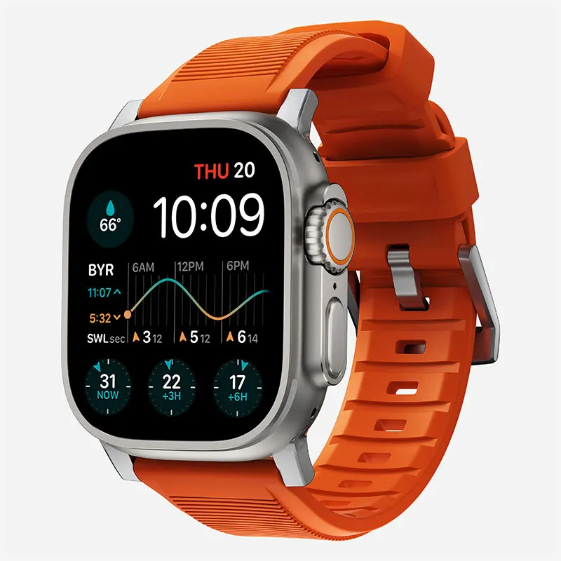 Weiches Silikonarmband für Apple Watch Ultra 49 mm iWatch Serie 8 7 6 5 4 SE Sportarmband Correa Apple Watch Band 45 mm 44 mm 42 mm