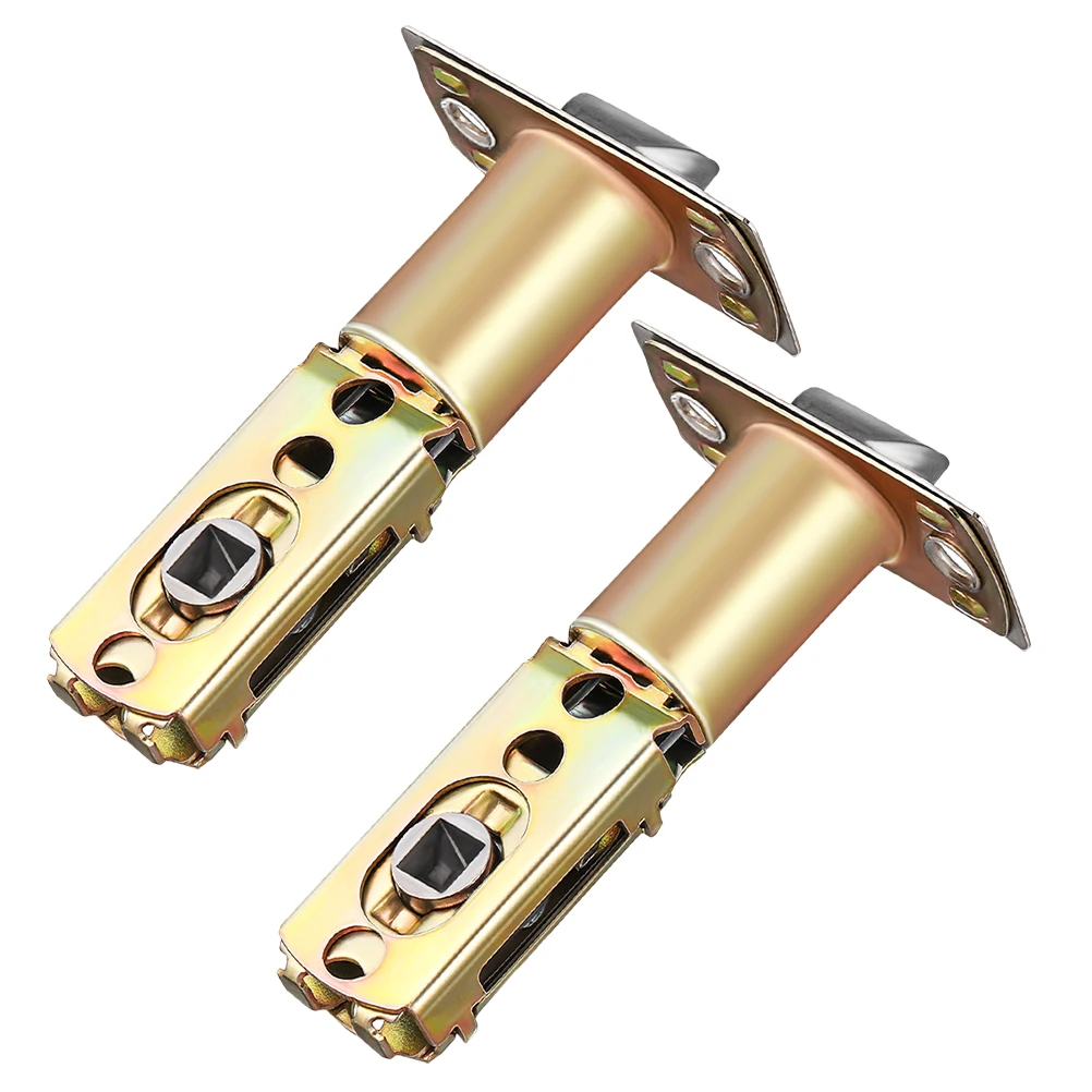 2 ชิ้นบอลล็อคอุปกรณ์ประตูห้องน้ําสามบาร์สลักเกลียวโลหะผสมสังกะสีสําหรับประตูภายใน