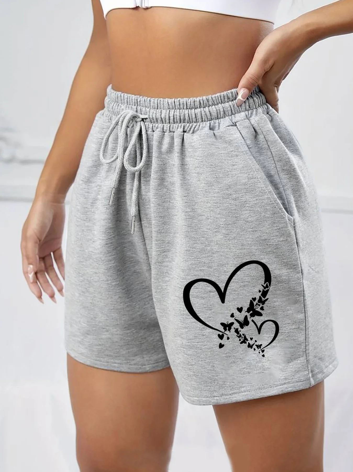 Ladies' Casual Sports Retro Niche Design Trend Fashion Pattern Print Summer Refreshing Cool Single Piece Women's Shorts
