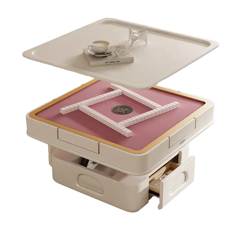 

Automatic mahjong machine coffee table dining table integrated dual-purpose living room household small apartment