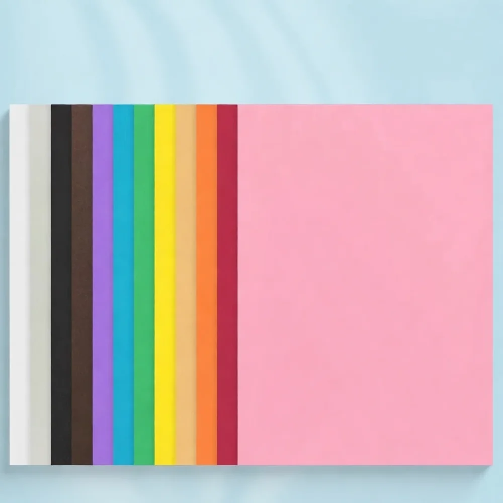 Thick Colored Cardstock Paper A4 A3 Heavy Duty Craft Cardboard For School Arts DIY Scrapbook Stationery Folder Making Supplies