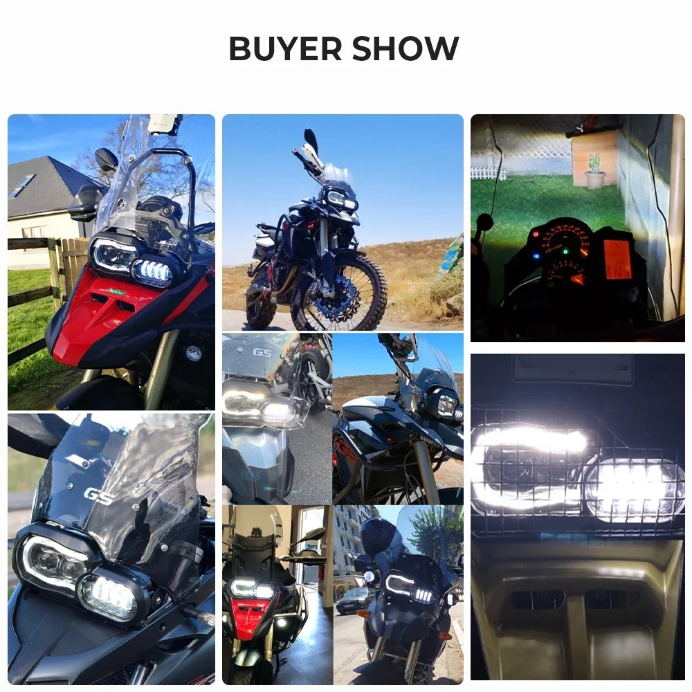 Motorcycle Lights Headlight For BMW F800GS F800R F700GS F650GS Adventure Motorcycles Complete LED Projector Headlight Assembly