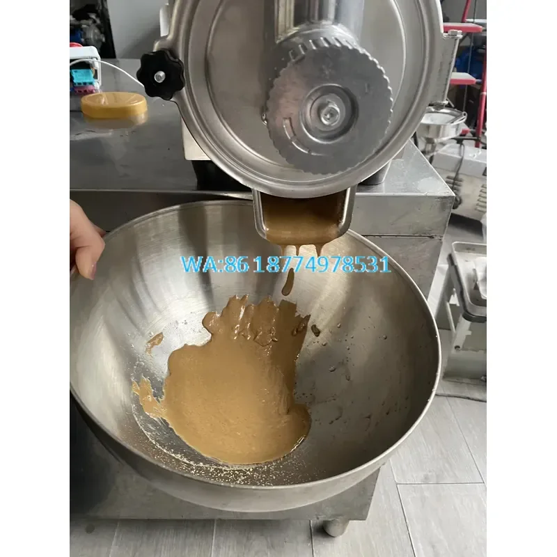 Wmwmnu Sesame Paste Peanut Butter Maker Hazelnut Spread Grinder Pepper Sauce Mill for Home Commercial Use Stainless