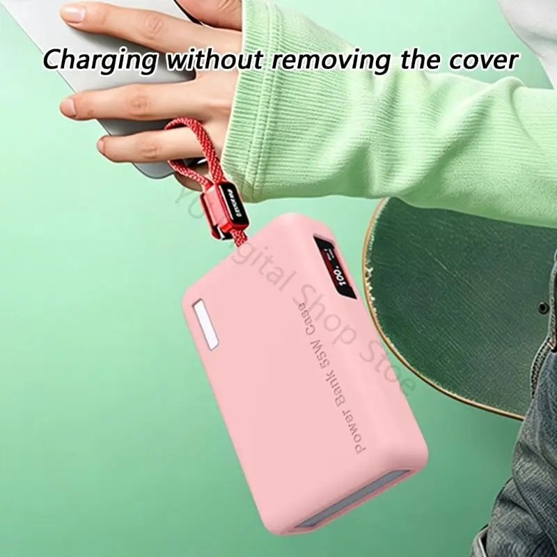 96BA Displayfenster-Powerbank-Abdeckung für 20000 mAh 55 W PB545 Powerbank-Schutz – Detail 8