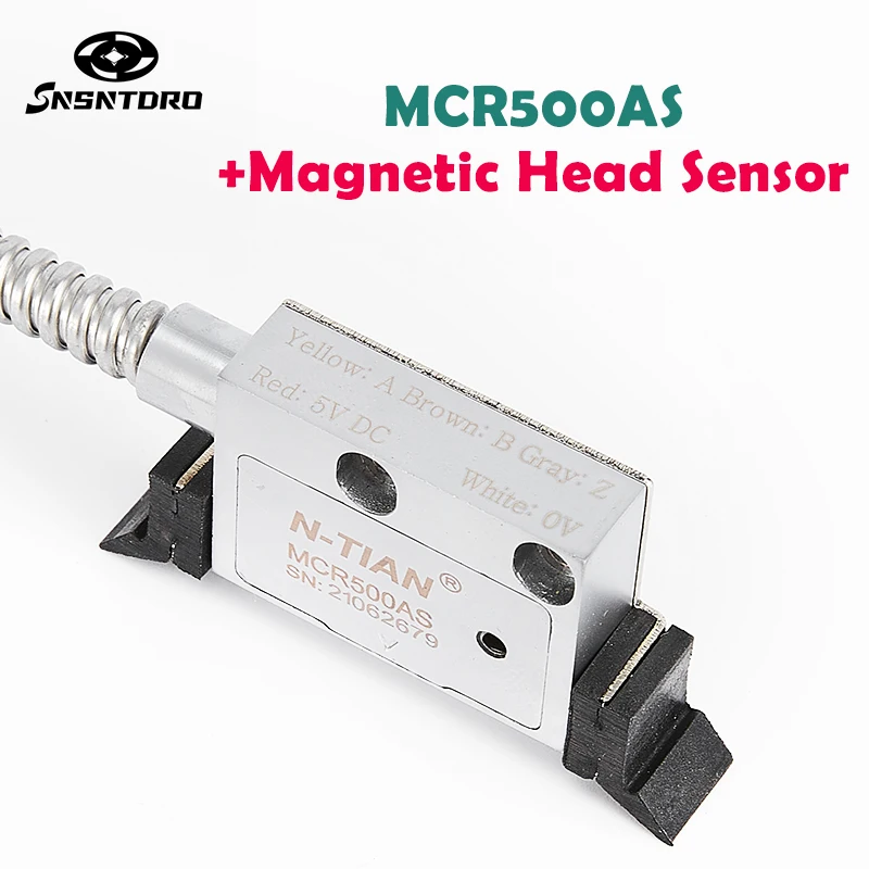 Sensor de Cabeça Magnético de Alta Precisão Escala Magnética Precisão Repetitiva ± µm por m Ttl Fita para Torno de Fresamento Grande Mcr500as