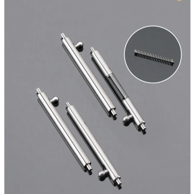 1000PCS/Bag 16mm 18mm 20mm 22mm 24mm Stainless Steel 1.5mm Dia Quick Release Spring Bars Metal  Link Pin Watch Accessories