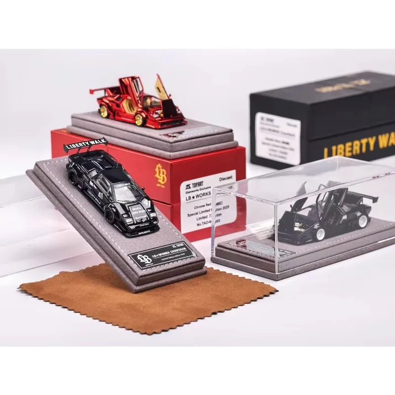 

In stock: 1:64 Lamborghini LBWK Countach diecast simulation alloy car model, boys' festival gift toy, adult collectible ornament
