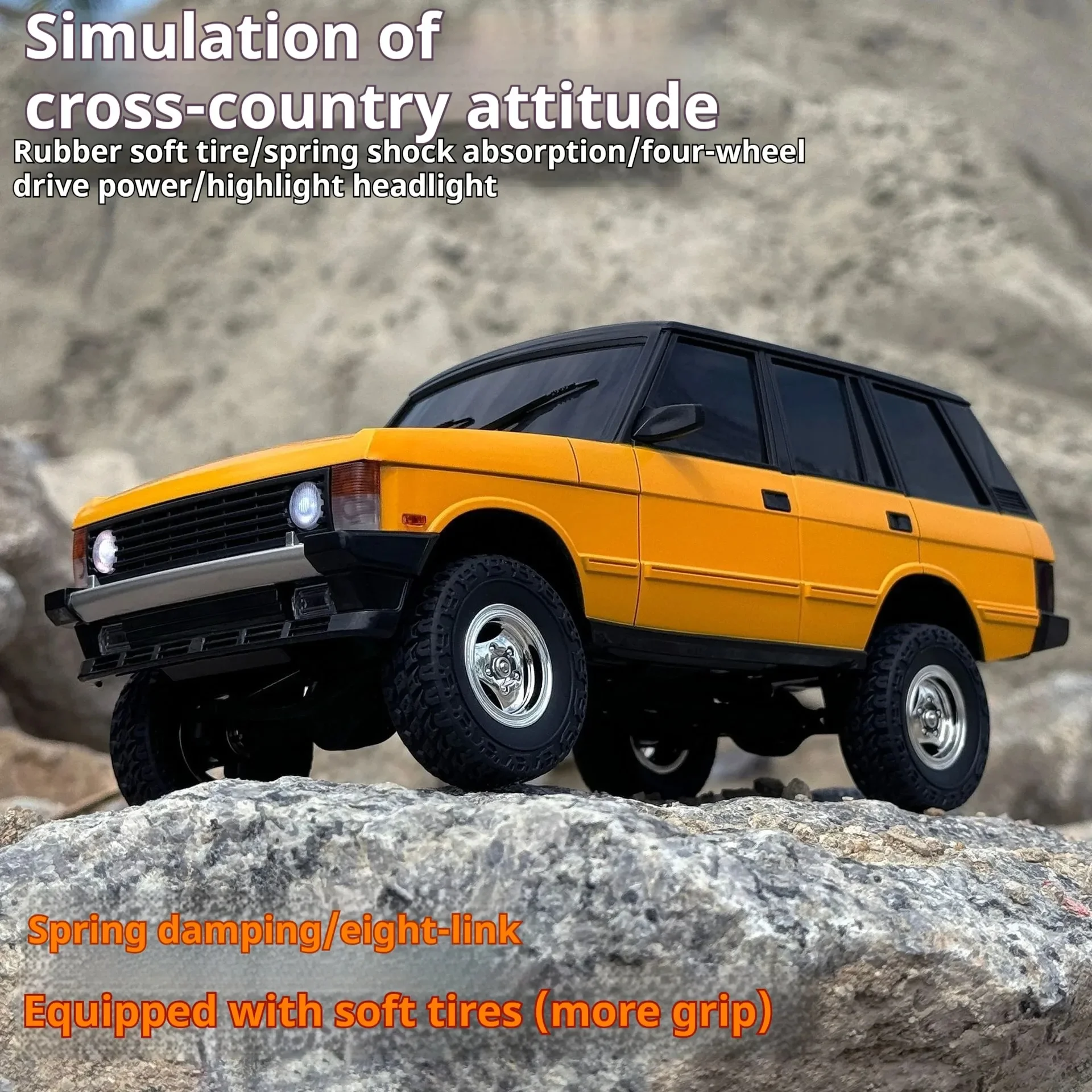 

LDRC LD18401 1/18 Simulation Off-Road Remote Control Car Range Rover Model Rc Climbing Car Four-Wheel Drive Children'S Toy Car