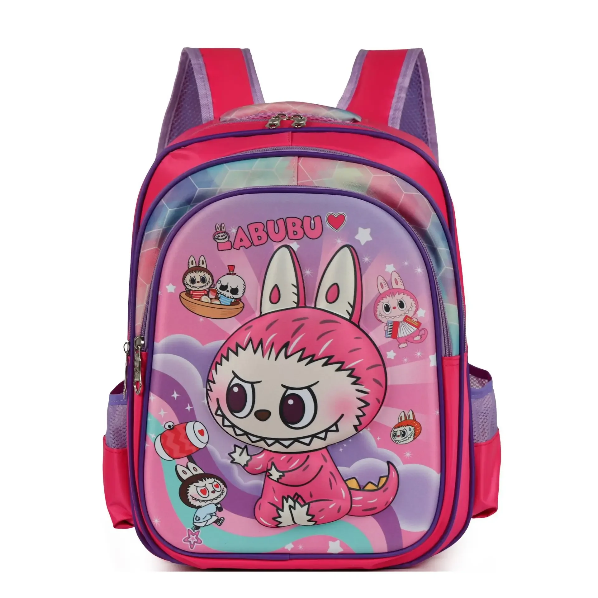 

Children's Schoolbag Cartoon Kindergarten 16-inch LABUBU Children's Backpack Burden Reduction Large Capacity Backpack