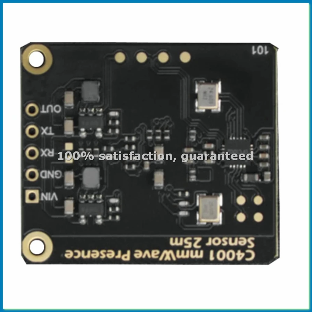 Capteur de détection de présence humaine MmWave C4001 24 GHz, détection de distance et de vitesse, 25 mètres, UART pour surveillance et suivi en temps réel - A79M
