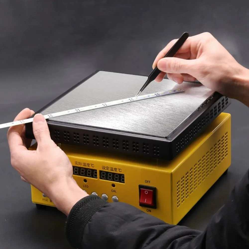 Digital Heating Platform Constant Temperature Adjustable LED Bead Desoldering Welding Hot Plate Display Heating Ironing Machine