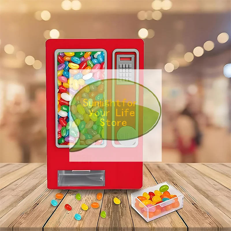 

HOT!Eye-Catching Desktop Candy Dispenser, Manual Vending Machine, Great Birthday&Christmas Present Idea