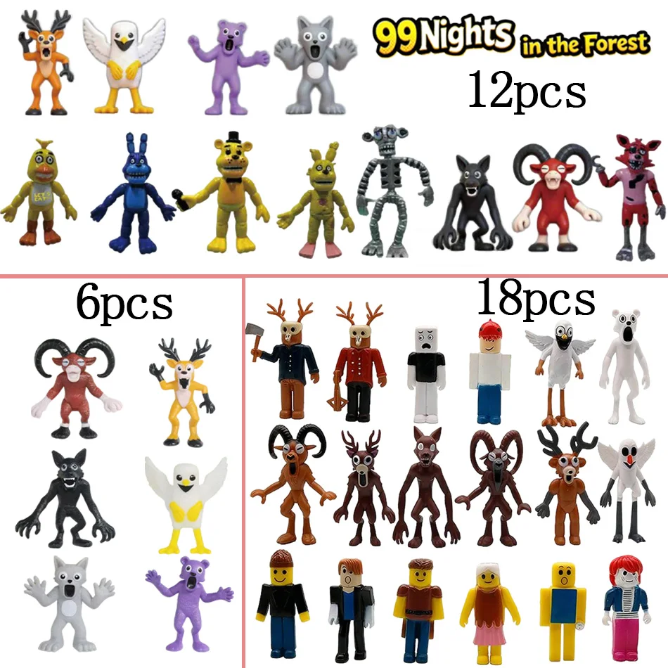 6/12/18 قطعة/المجموعة 99 ليلة في الغابة الغزلان اللعب الحيوانات المحشوة لعبة الغزلان لعبة المشجعين عيد ميلاد للأطفال هالوين هدية #1