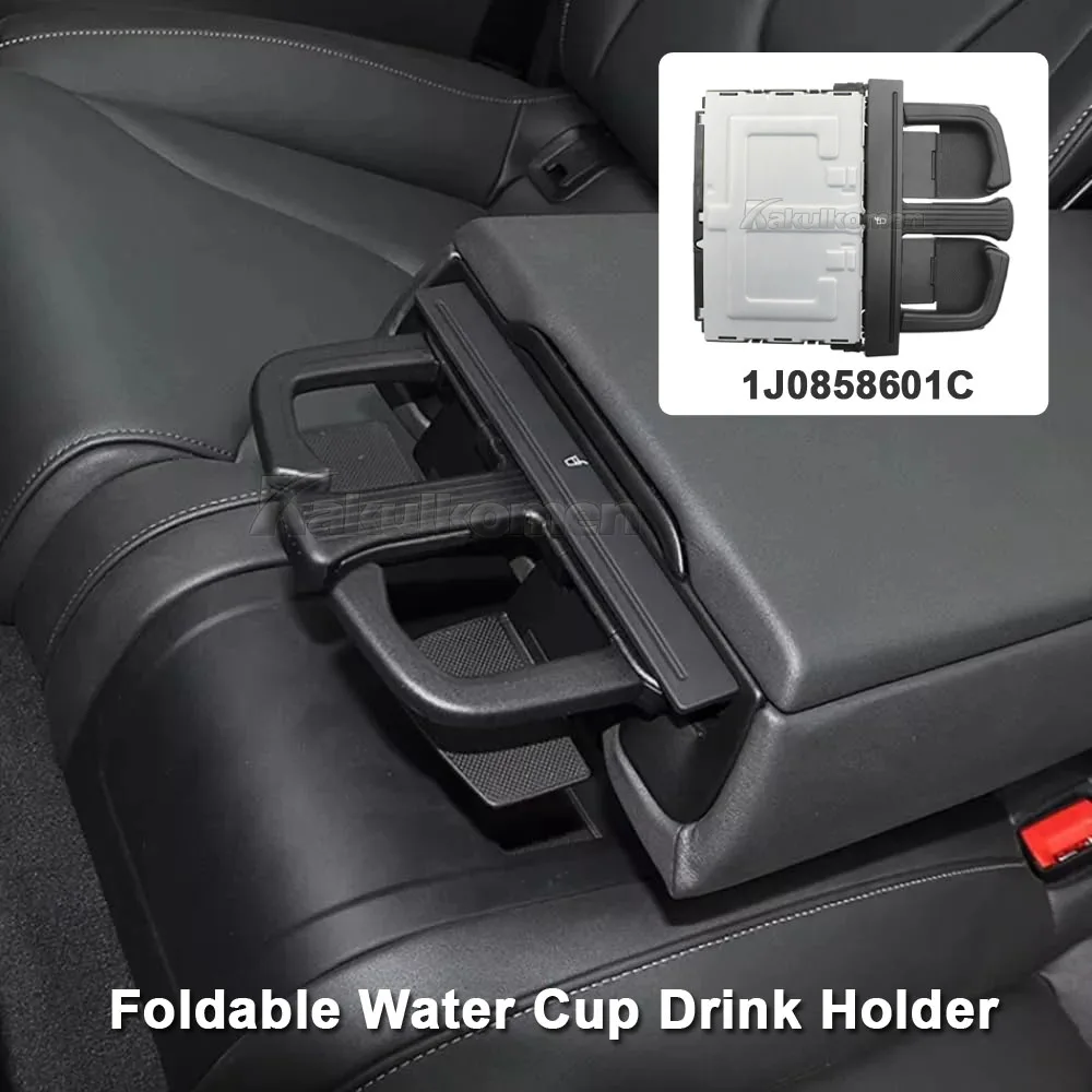 Faltbarer Getränkehalter Flaschenhalter Ständer 1J0858601C 8P0885995B für VW Jetta Golf 4 Bora MK4 Audi A4L A5 Q5 A7