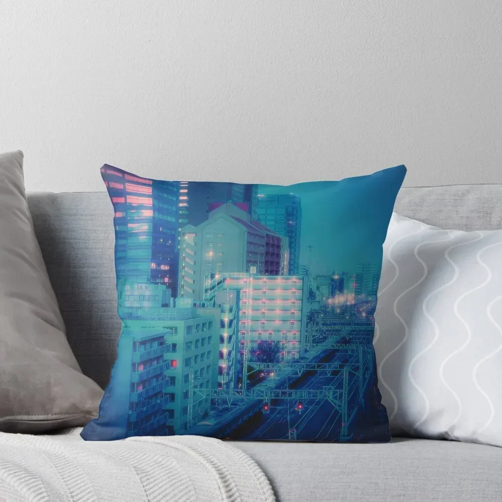 

Tokyo Anime Background (Kinshicho) Throw Pillow Pillowcases For Pillows Decorative Cushions pillow cover christmas pillow
