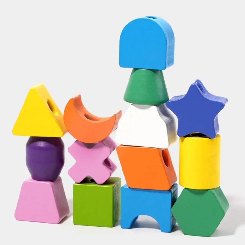 Geometria Kolor Kształt Rozpoznawanie Montessori Wyzwanie Dopasowywanie Kształtów Gra Planszowa DIY Interaktywne Dopasowywanie Klocki Konstrukcyjne Dla Niemowląt