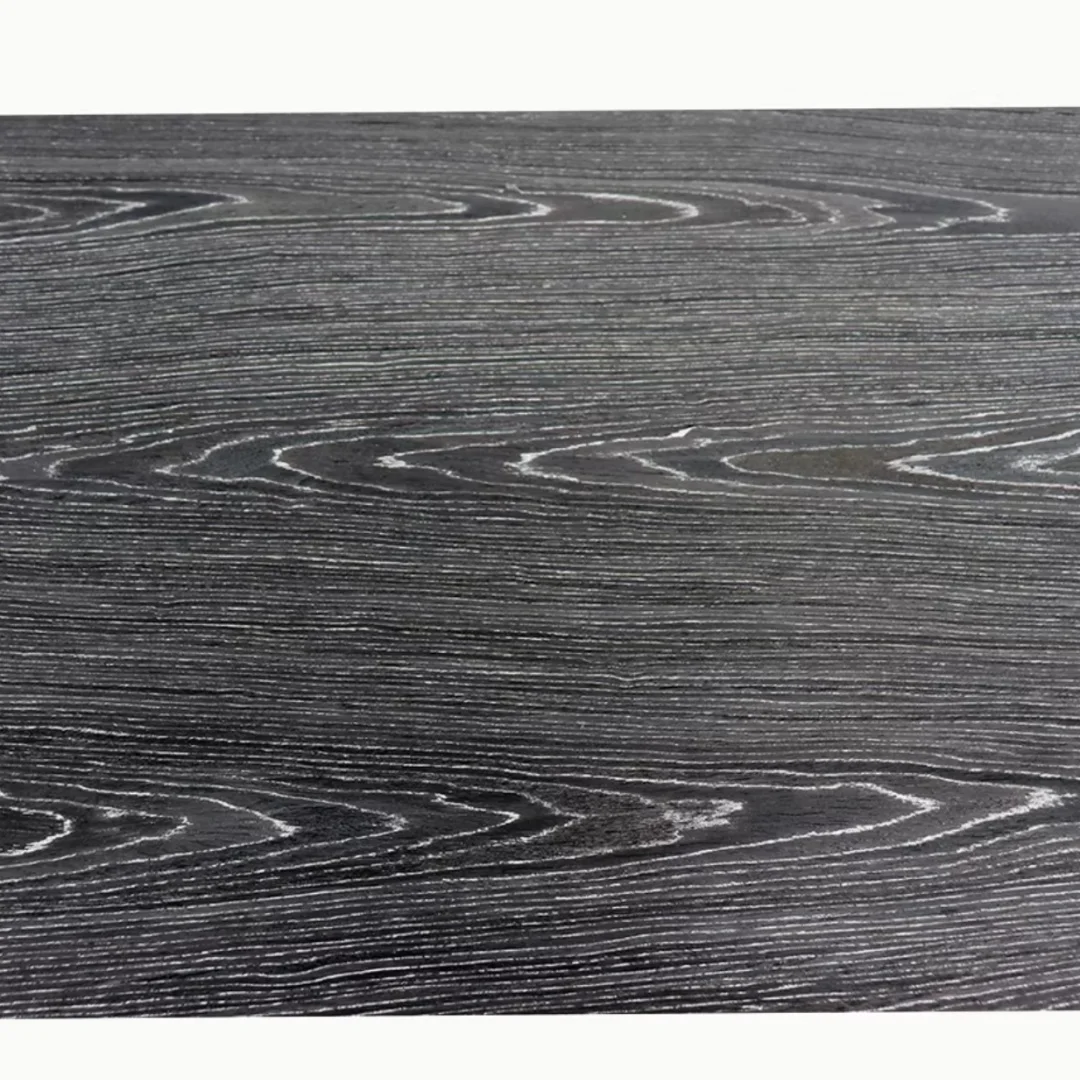 L:2.5meters W:580mm T:0.25mm Black oak patterned technology wood veneer Furniture veneer board wooden door speaker decoration