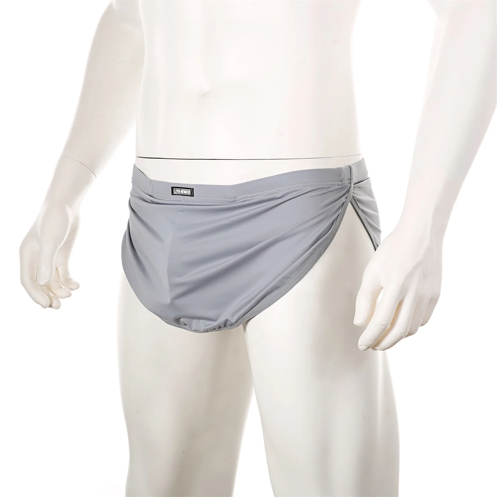 Men Boxer Shorts Sports Bottoms Double Layer Boxers Fitness Gym Running Comfortable 2-in-1 Shorts Thong Solid Color Underpants