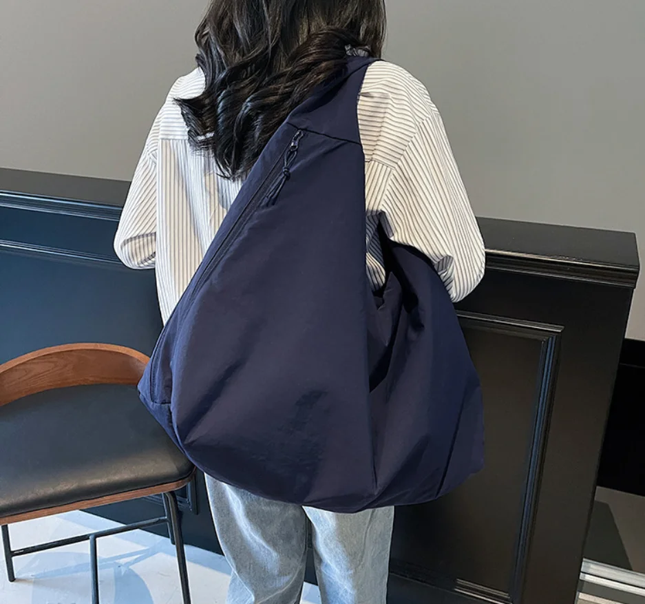 

Fashion High Quality Women HoboBag New Casual Solid Color Nylon Shoulder Bags Large Capacity Multi Pocket Tote bag Женская сумка