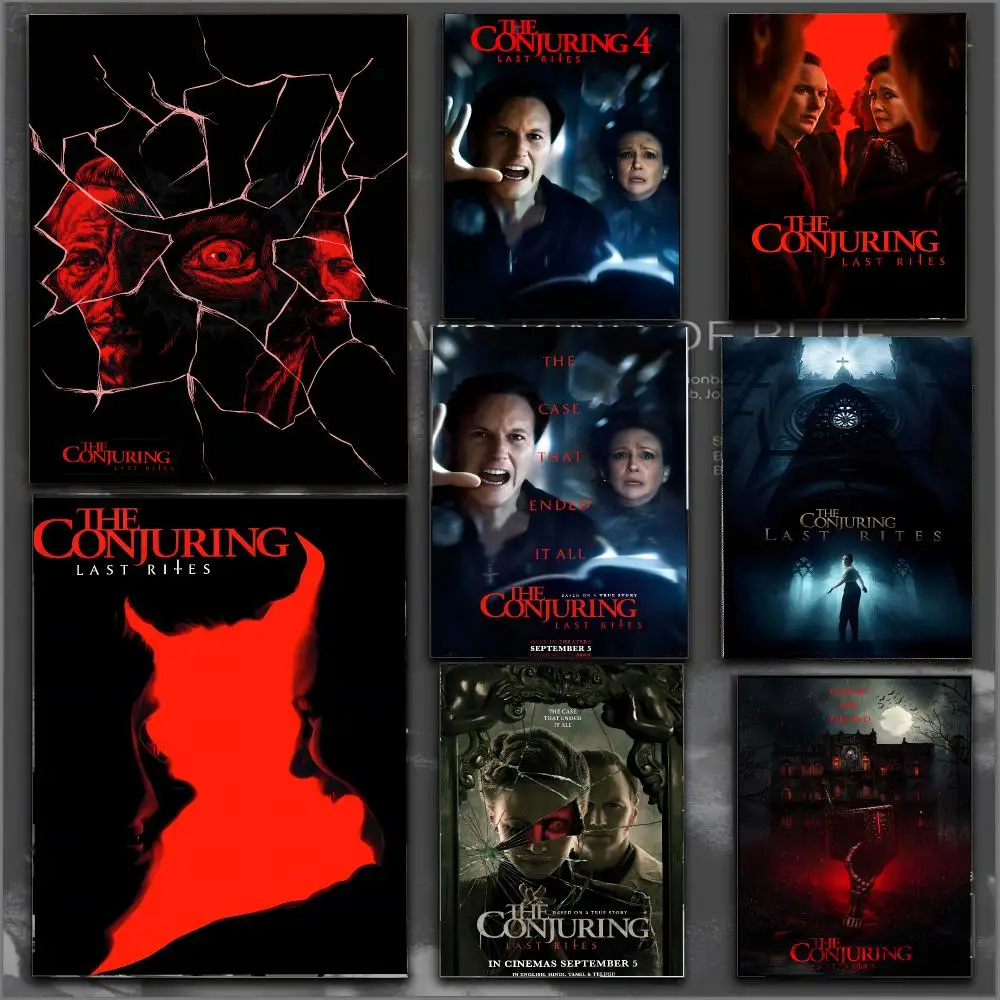 The Conjuring Last Rites Movie Poster Modern Aesthetic Wall Art Print Minimalist Bedroom Living Room Home Decor Gift