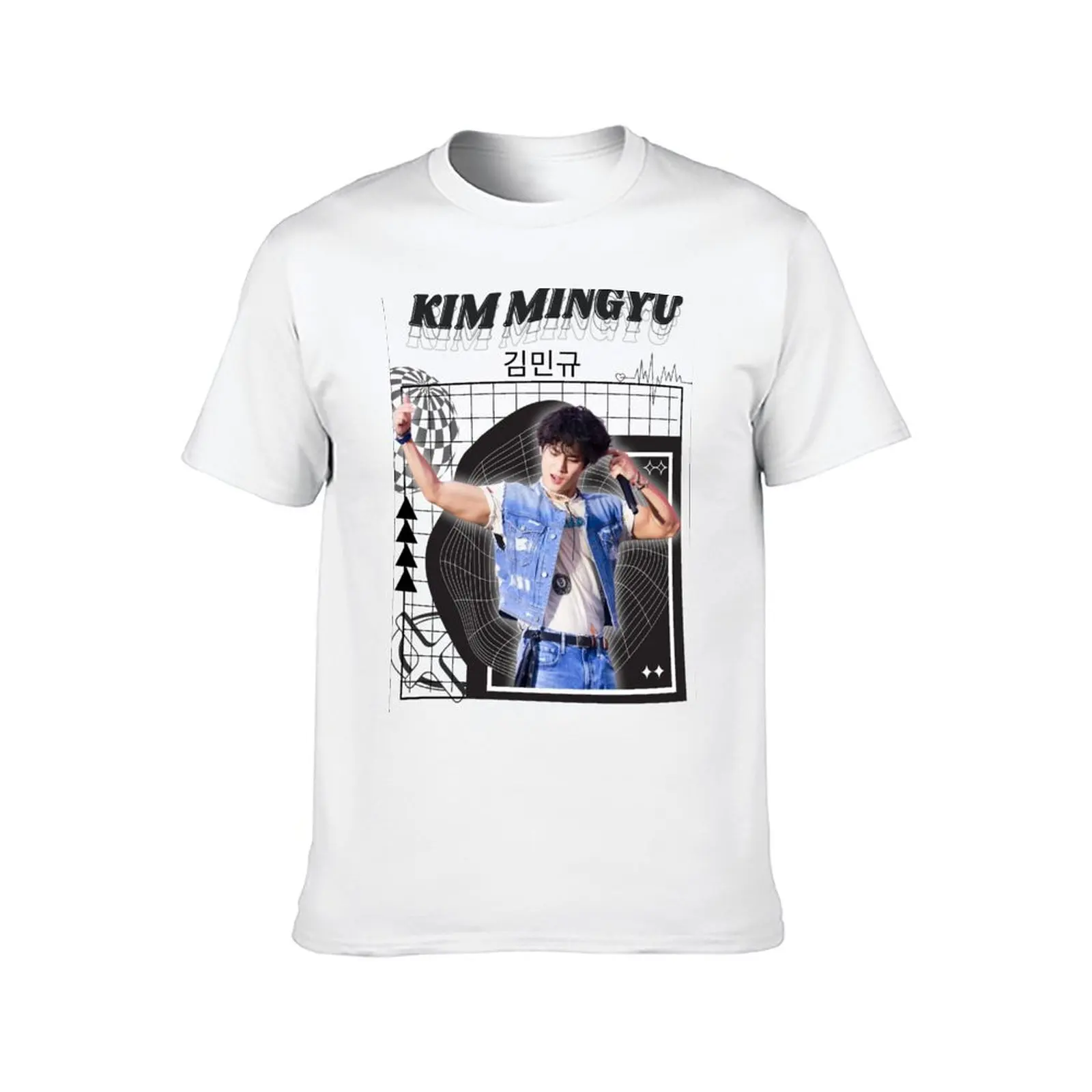 KIM MINGYU (SEVENTEEN) T-Shirt street wear vintage t shirts custom t shirt vintage t shirt men