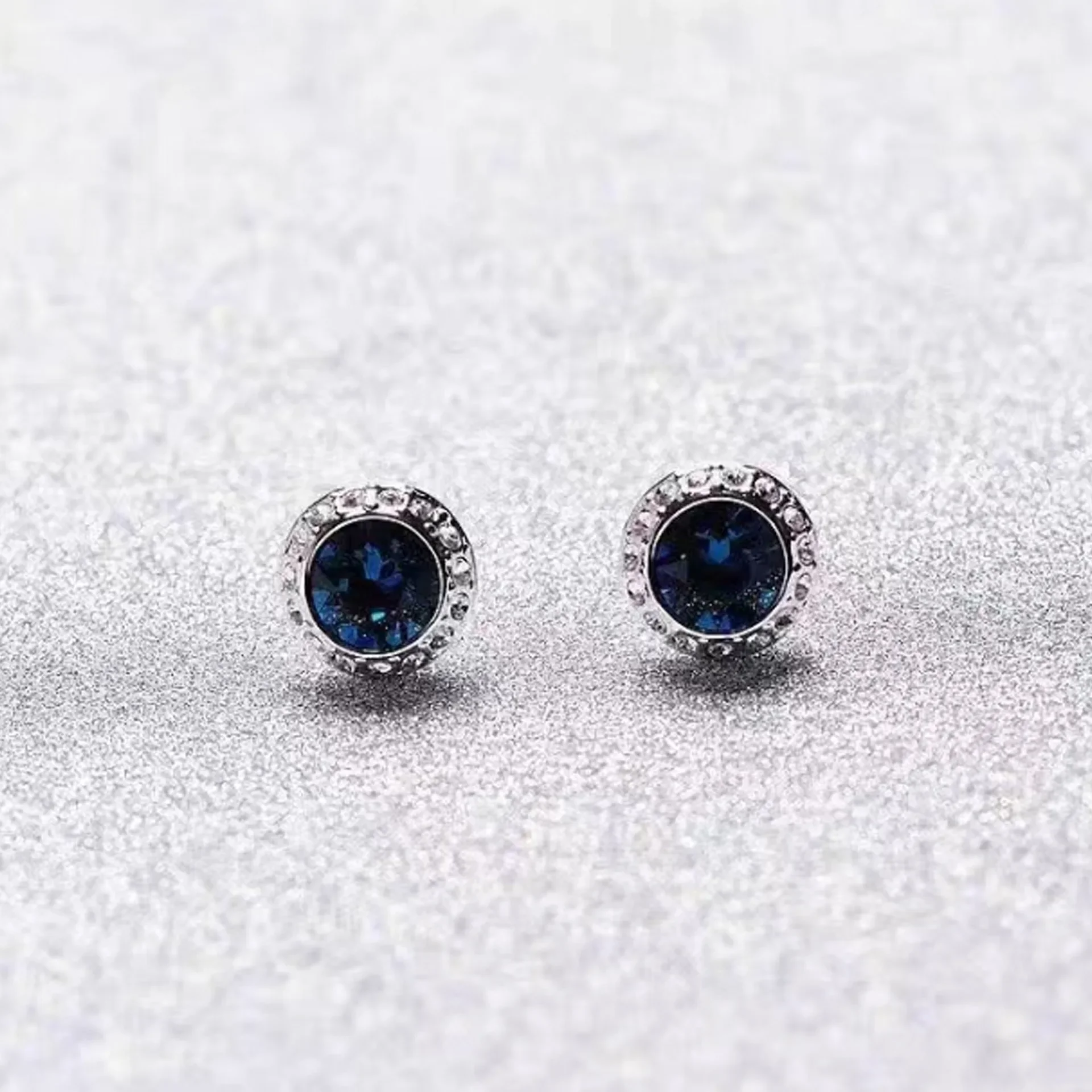 2025 Nieuwe Originele Ronde Waterdruppel Kristal Hoge Sieraden Set Mode Dazzling Dames Armband Oorbel Ketting Ring Huwelijkscadeau