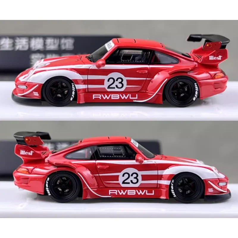 TP 1/64 Porsche RWB i93U i911 # 23-legering speelgoedmotorvoertuig gegoten metalen model