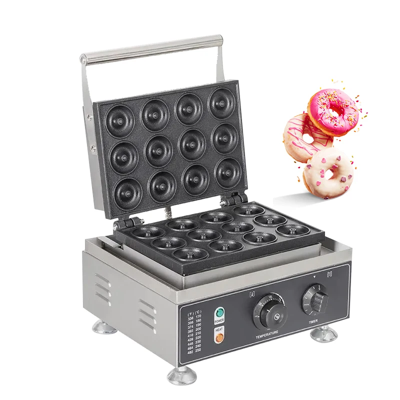 Donut Maker Automatic Home Use Non-stick Doughnut Maker Electric Mini Round Donut Maker Machine for Snacks Desserts