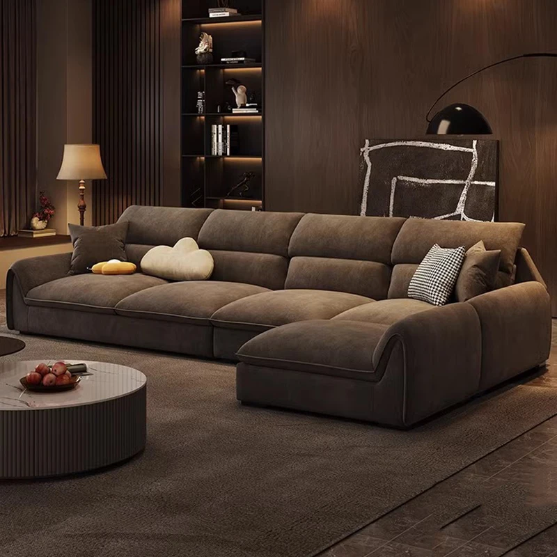 Relaxing Decor Living Room Sofas Couch Lazy Recliner Luxury Minimalist Sofas Nordic Leather Designer Divano Hotel Furniture