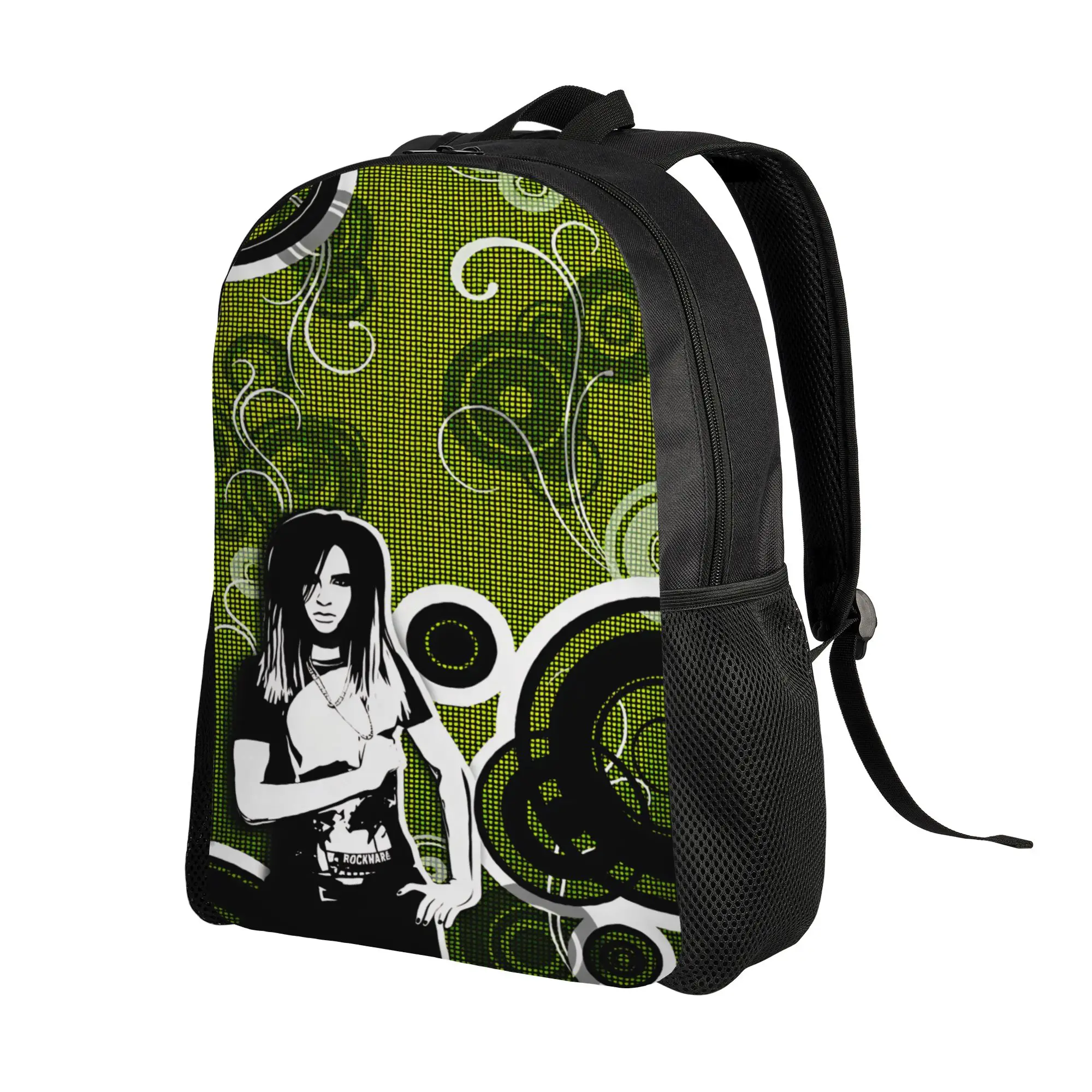 Tokio Hotel Bill Tom Kaulitz  Backpack Male  Big Backpacks Polyester Cool School Bags Outdoor Designer Rucksack