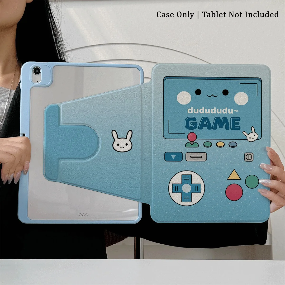 

360 ° Rotating Foldable Case to Easily Protect Your Pad: Compatible with iPad Air 6,Air 5,4,10,2024,air m3/a16 2025